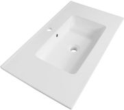 Brauer Starfall Wastafel - 80 cm - Keramiek - Wit
