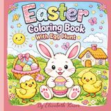 Easter Coloring Book: A Fun Easter Basket Stuffer with Cute Bunnies, Eggs, and Spring Animals for Kids Ages 2-8