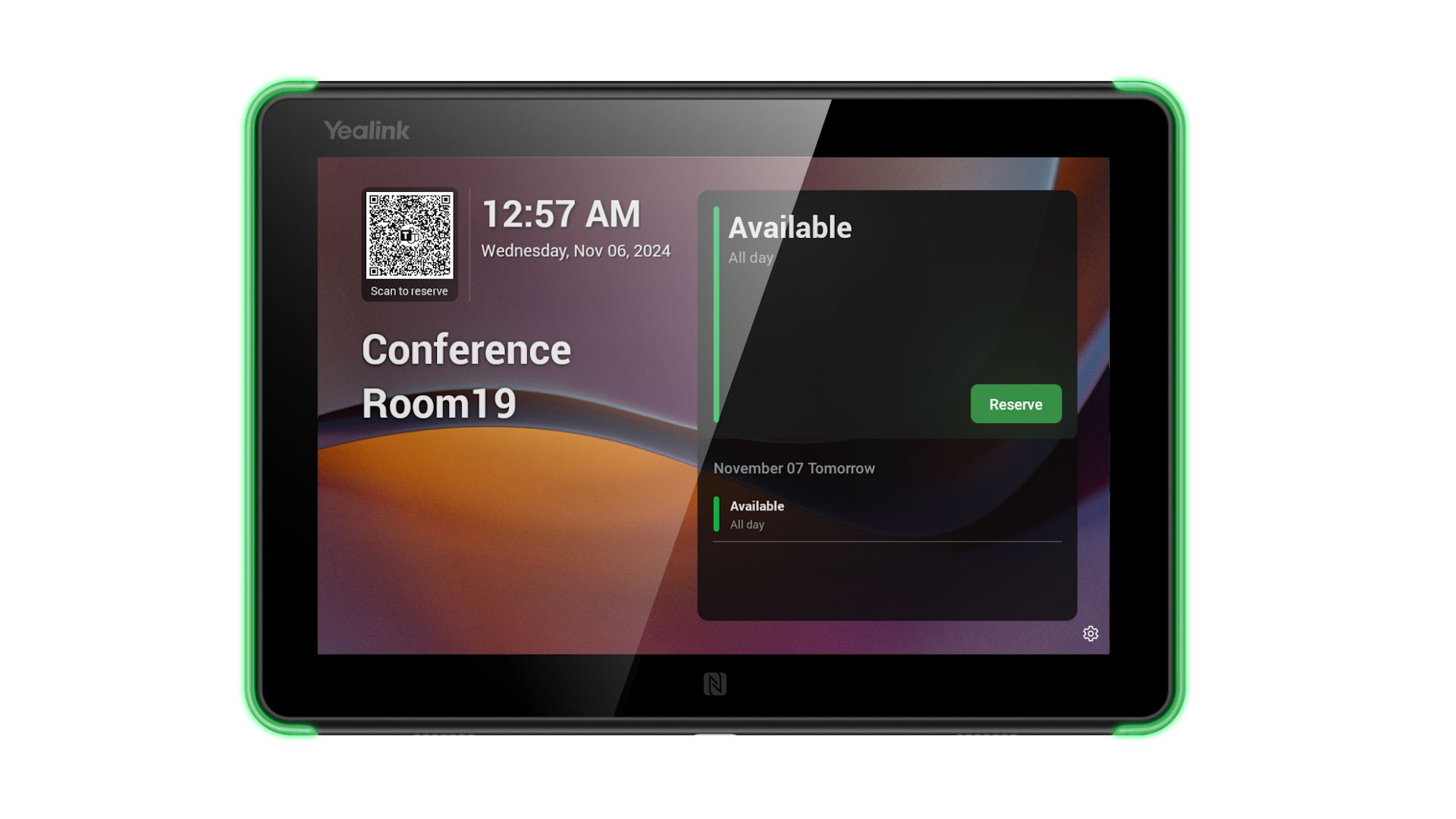 Yealink Room Panel E2 20,3 cm (8") LCD Zwart