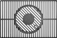 LANDMANN Modulus Grillroostersysteem 15917 zwart
