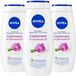 NIVEA Douchecrème Cashmere & Cotton Seed Oil - 3 x 250 ml - Voordeelverpakking