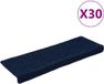 vidaXL - Trapmatten - Zelfklevend - 30 stuks - 65x21x4 cm - Marineblauw