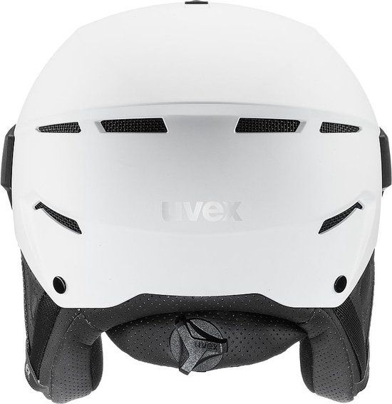 Uvex Instinct Visor Skihelm - Unisex - Wit/Zwart - Maat 56-58 cm - Winter 2022/2023