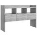 VidaXL Dressoir, 105x30x70 cm, bewerkt hout, betongrijs