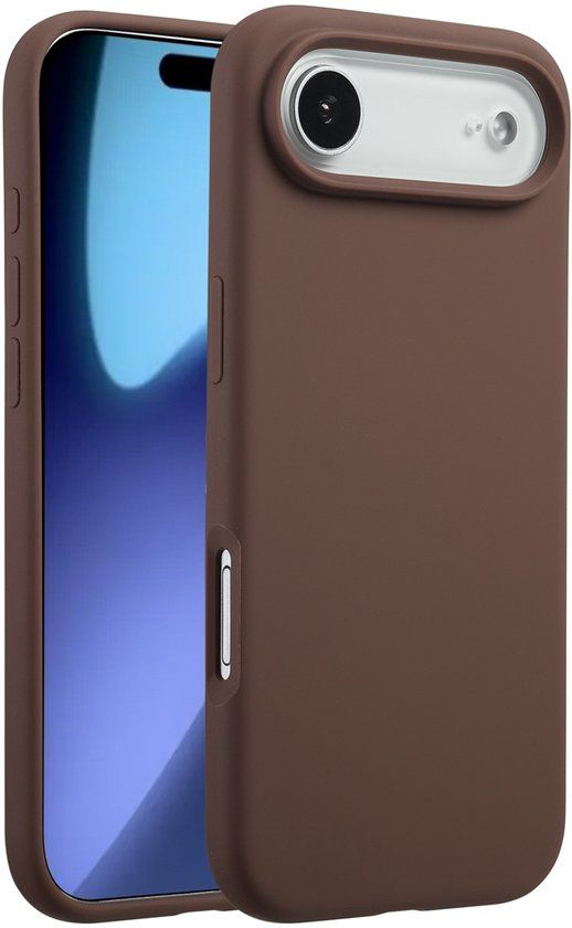 Accezz Liquid Silicone Backcover met MagSafe voor de Apple iPhone Air - New Tea Brown