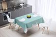 Bonamaison Tafelkleed, Anti-Mold, Sneldrogend, Waterdicht, 100% Polyester Tafellaken, Willekeurig patroon, 140 x 140 Cm - Ontworpen en Vervaardigd in Turkije