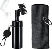 Stripe Golf Schoonmaakset - Watersprayborstel en Microvezel Handdoek