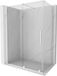 Mexen Velar cabine de douche coulissante 160 x 75, transparent, blanc
