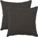 vidaXL Taie d'oreiller Heerlen Dark Grey 35 x 35 cm Bouclé
