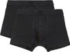 Ten Cate Basics organic cotton stretch shorts zwart 2 pack voor Jongens | Maat 122/128