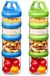 Récipients alimentaires portables - Empilables et hermétiques pour snacks et boissons