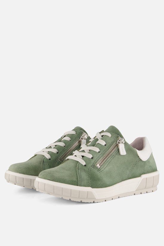 Feyn Sneakers groen Suède K-leest - Maat 38