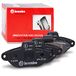 BREMBO A.B.S. All Brake Systems Remblokken – Set 4-delig – Incl. Slijtage-indicator – ECE-R90