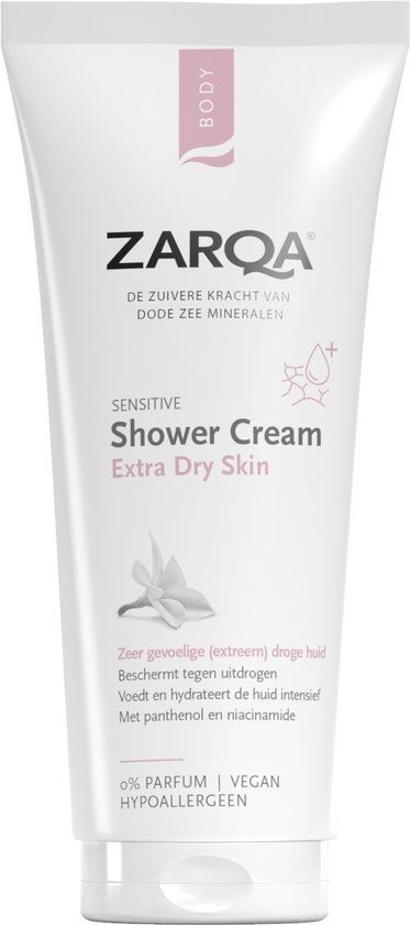 Zarqa Extra Dry Skin Shower Cream Sensitive - 200ml