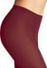 FALKE Cotton Touch effen katoen legging dames rood - maat L