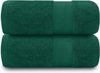 GC GAVENO CAVAILIA Zachte badhanddoekenset | 2 stuks Egyptische katoenen badhanddoek | 700 g/m² hotelcollectie handdoeken | waterabsorberende handdoeken sets | groen | 70 x 125 cm
