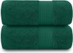 GC GAVENO CAVAILIA Zachte badhanddoekenset | 2 stuks Egyptische katoenen badhanddoek | 700 g/m² hotelcollectie handdoeken | waterabsorberende handdoeken sets | groen | 70 x 125 cm