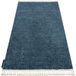 Rugsx - Tapis Berber 9000 Bleu Franges Berbère Marocain Shaggy Bleu 80x150 cm