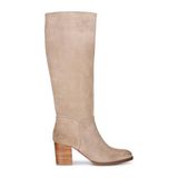 Poelman Fleur suède laarzen beige