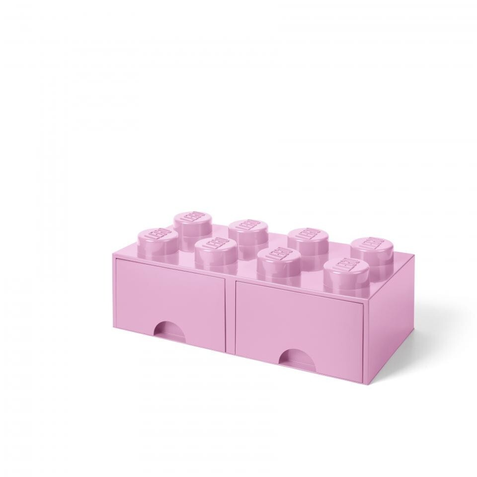 lego 4004 Storage Brick Opberglade 2x4 Lichtroze