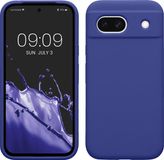 kwmobile telefoonhoesje geschikt voor Google Pixel 8a - Hoesje met siliconen coating - Smartphone case in blauwpaars