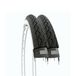 ECOVELO 2 banden 24 x 1 3/8 (37-540) voor stadsfiets meisjes | racebanden wit zwart rubber fiets