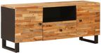 vidaXL TV-kast, bruin, 105 x 33 x 46 cm, massief mangohout
