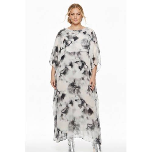 YOEK viscose jurk Plus Size - ecru