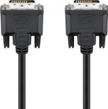 Goobay 68084 câble DVI-D 5 m Noir