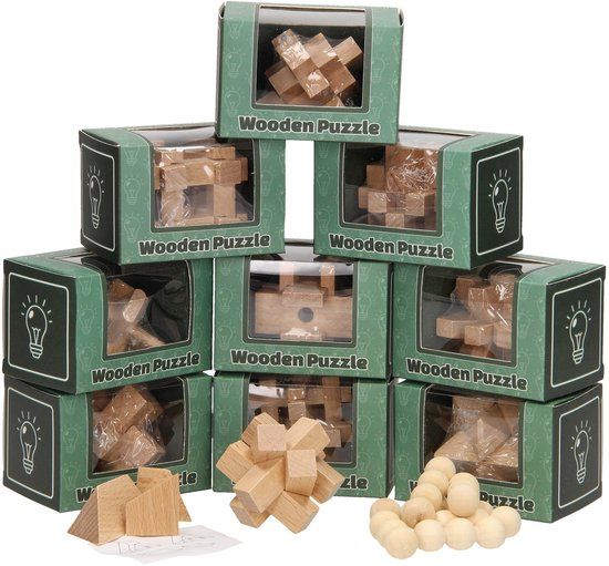 Johntoy Houten Breinbreker Puzzel - Assorti