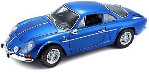 Bburago Maisto France BBURAGO MAISTO FRANCE- Auto Miniatuur Alpine Renault 1600 S Stradale 1971 - Chelle 1/18, M31750, Blauw