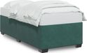 Maison Exclusive - Cadre de lit sans matelas, vert foncé, 90x200 cm, velours