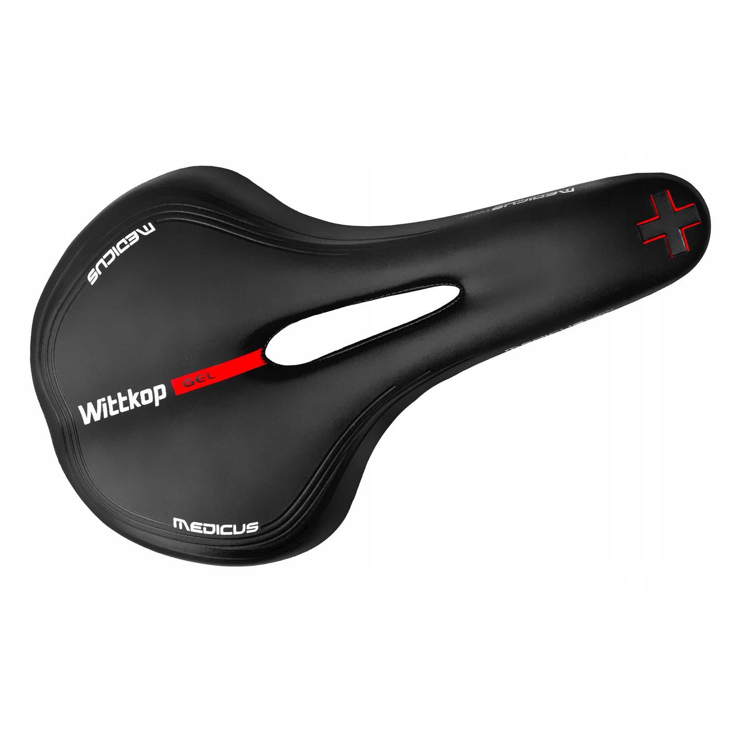 Wittkop Twin Medicus 4.0 Zadel - MTB / Race - Gel - Zwart - 2023