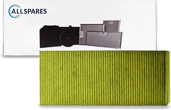 AllSpares CleanAir Plus Koolstoffilter voor afzuigkappen - Geschikt voor Bosch, Siemens & Neff - 454x194x50mm