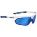 Salice 018 Ita Lunettes de soleil unisexe blanc sport bleu