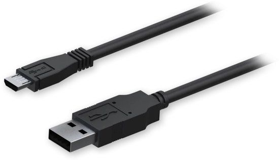 Teltonika PR2US08M USB-kabel USB 2.0 0,8 m USB A Micro-USB B Zwart