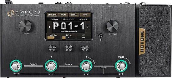 Hotone MP-100 Ampero Series multi-effectpedaal