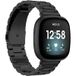 Fitbit Bracelet acier Versa 3 (noir)