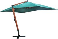 vidaXL Zweefparasol Melia 300x400 cm Groen