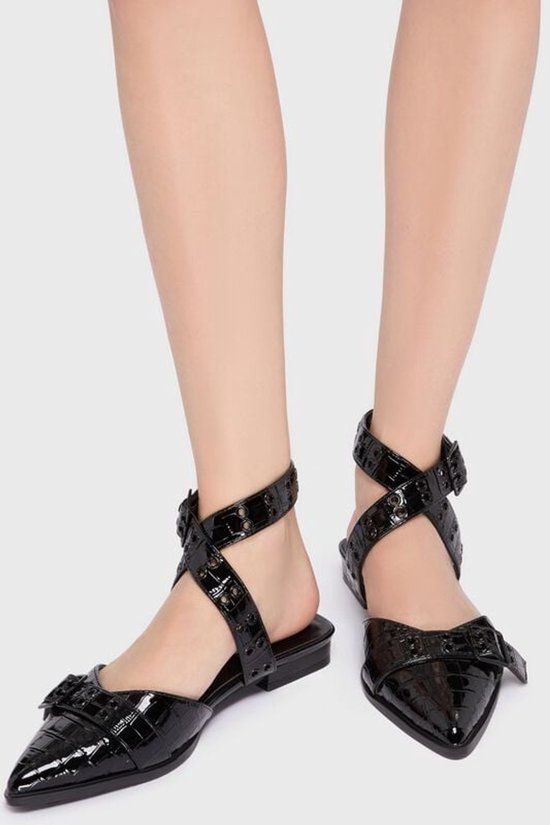 KIHILIST by KILLSTAR KILLSTAR Kihilist Obsidienne Mules Dames Sandaal - Zwart - EU41