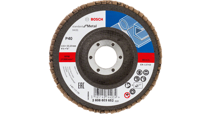 Bosch X431 Standard for Metal schuurschijven 125mm - 10 stuks