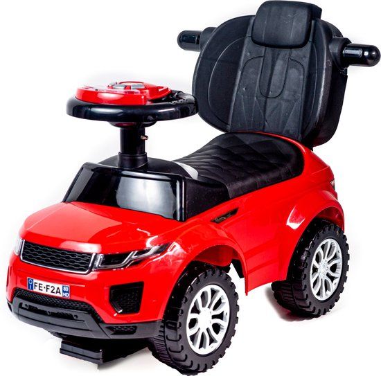 Viking Choice Loopwagen met duwstang - Rood - 1-5 jaar