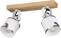 EGLO Plafondspot Kilburn, 2-lichts plafondlamp met verstelbare spots