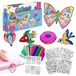 Foil Art Knutselset pour enfants - 48 feuilles d'aluminium colorées - 77 motifs de cartes