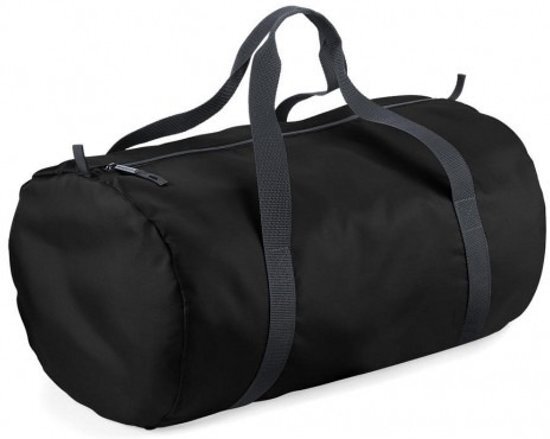 Bagbase Ronde polyester tas zwart 32 liter