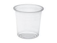 Guillin Tusipack PO750 C Sachet de 50 pot rond koud 750 cc, polyethyleen, transparant, 11,7 x 11,7 x 11,6 cm
