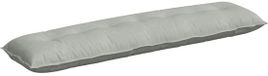 vidaXL Rugkussen Lichtgrijs 200 x 50 cm Corduroy stof