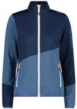 CMP Damesfleece XXXL Blauw Polyester Opstaande kraag Lange mouw Lente/Zomer 2023