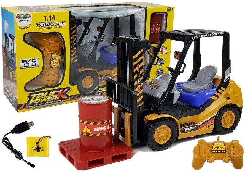 Viking Choice RC-vorkheftruck met afstandsbediening en pallet - 37 cm