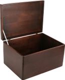 Creative Deco XXL Houten Doos Opbergdoos Bruin | 40 x 30 x 24 cm